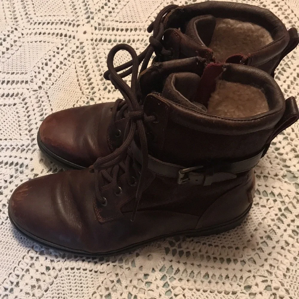 🎁 UGG Lace Wool Boots - Picture 5 of 5